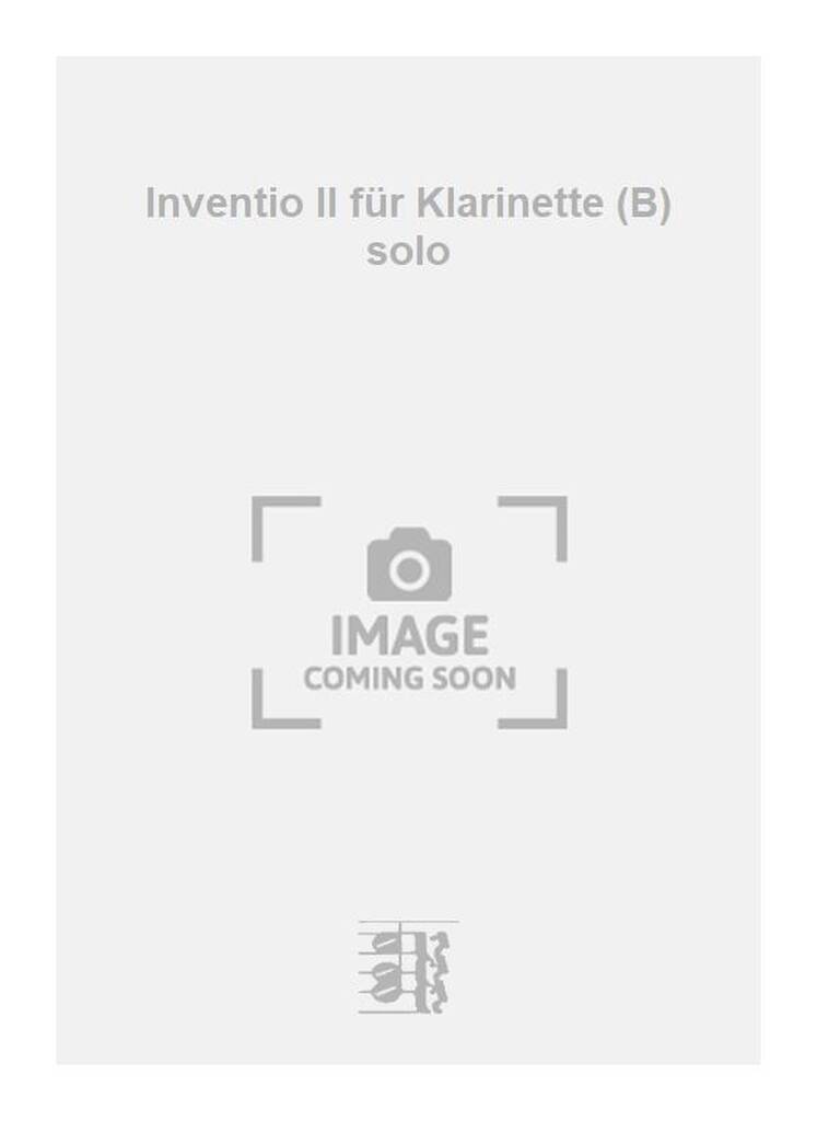 Inventio II für Klarinette (B) solo